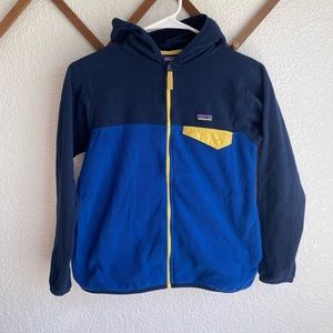 Boys Patagonia Fleece Zip up with Hood